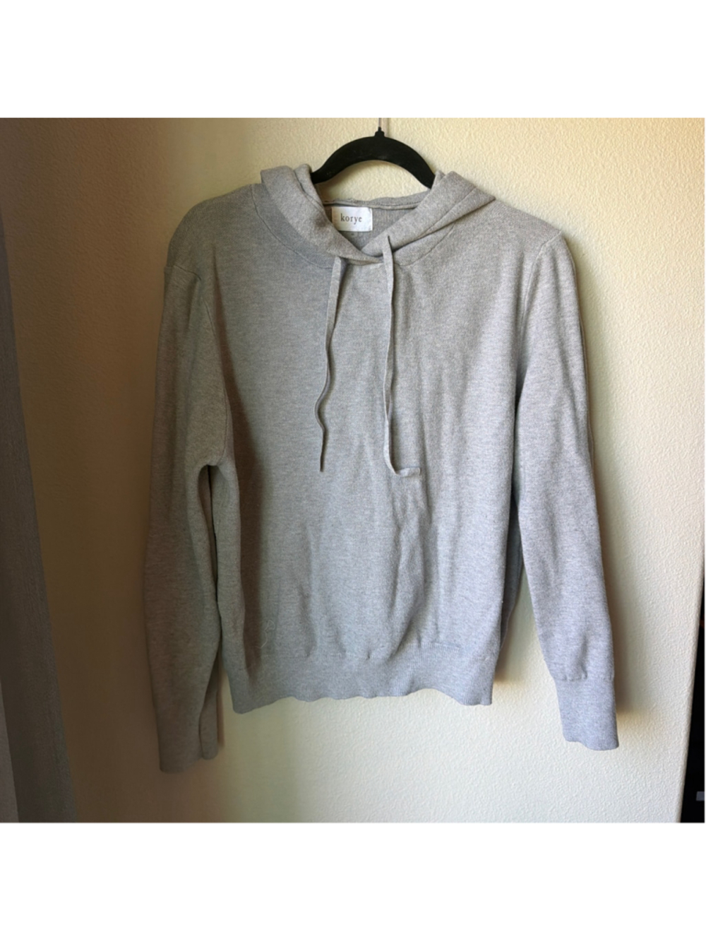 Women's Korye Grey Hoodie Sweatshirt Size M